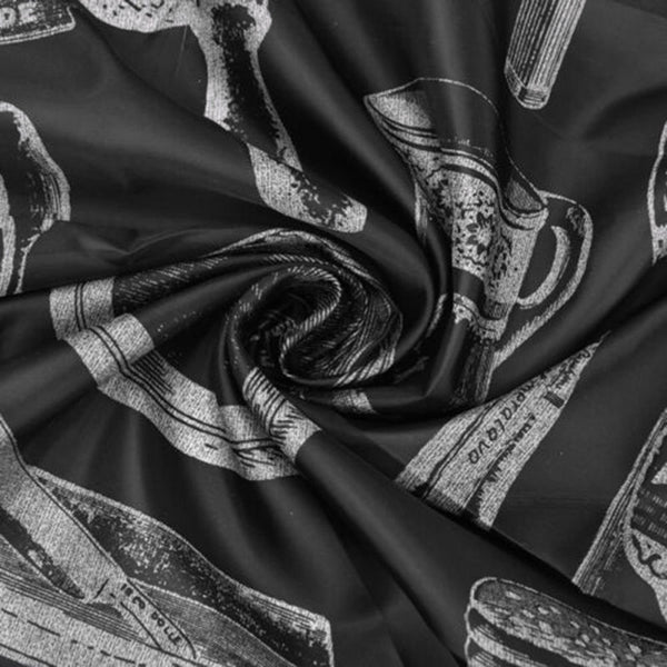 Black Hairdressing Gown Cape Hair-Cut Salon Barber Nylon Cloth Wrap Pro QVF