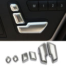 6x Door Seat Adjust Button Switch Cover Trim for Mercedes Benz E Class W212
