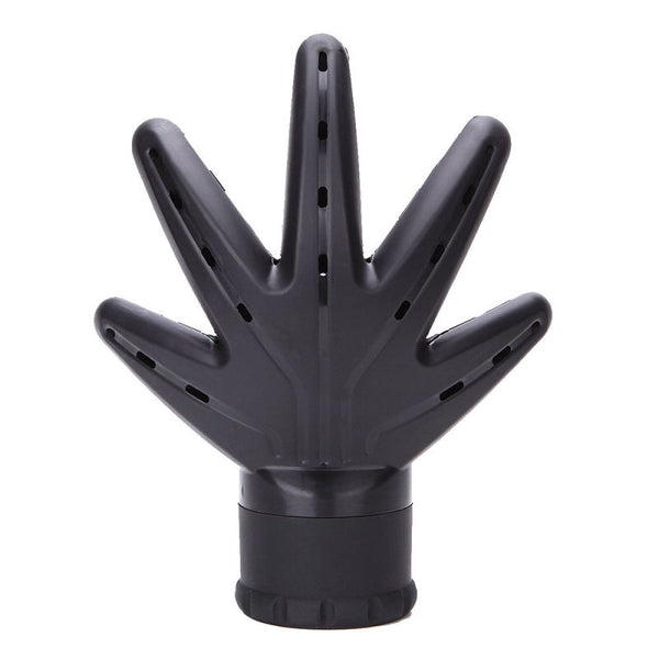 Pro Salon Plastic Black Hand Shape Hair Dryer Diffuser Hairdress Curly PAQ