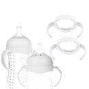 Infant Bottle Handle Holder Trainer for Wide Neck Feeding Baby Bottle Easy Grip