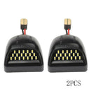 2x LED license plate light for Chevy Silverado Avalanche GMC 1500 2500 3500 fde