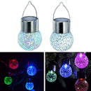 Solar Ball Garden Hang Outdoor Landscape LED Lamp Walkway Light Color Change