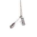 Walking Dead Cudgel And Letter Punk Pendant Necklace Unique Design Accesso ZPE