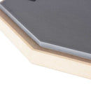Double  8'' Soft Black Dumb Drum Pad Exercise Mat Blow Plate Drummer Rubb OPX