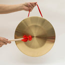 22cm Hand Gong Cymbals Brass Copper Chapel Opera with Round Play Hammer CUW NUS