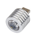 Aluminum 5V-3W USB LED Lamps Socket Spotlight Flashlight Bright White Lights