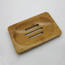 Natural Bamboo Wooden Bathroom Shower Soap Tray Dish Storage Holder Plates Tools