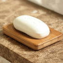 Natural Bamboo Wooden Bathroom Shower Soap Tray Dish Storage Holder Plates Tools