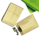 100 pcs Kraft Paper Heart Flower Plastic Cellophane Cookies Candy Gift Bags