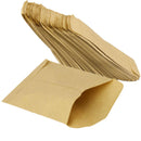 100 pcs Kraft Paper Heart Flower Plastic Cellophane Cookies Candy Gift Bags