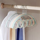 Scarf Hanger 5 Round Loops Holder Ties Belts-Organizer-Home Tools Hot 1 pcs