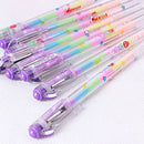 6 colors in 1 pen gel pens for Office Students Ink Pen chalk pen