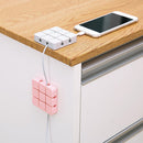 Cable Organizer Desk Tidy USB Charger Headphone Cables Holder Wire Drop XER HKM