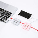 Cable Organizer Desk Tidy USB Charger Headphone Cables Holder Wire Drop XER HKM
