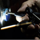 Small LED Flashlight Keyring Key Chain Ring Torch Light Lamp Keychain Keyring x1