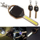 Small LED Flashlight Keyring Key Chain Ring Torch Light Lamp Keychain Keyring x1