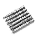 12pcs/Set T5-T40 High Speed Steel Drill Set Hexagon Sleeve Head Approved WRB