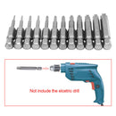 12pcs/Set T5-T40 High Speed Steel Drill Set Hexagon Sleeve Head Approved WRB