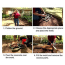 DIY Plastic Path Makers Mold Manually Paving Cement Brick Molder Garden De NSV