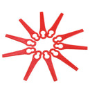 40x Red Plastic Blade Set Replacement Blade Cordless Grass Trimmer TGO TJH