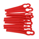 40x Red Plastic Blade Set Replacement Blade Cordless Grass Trimmer TGO
