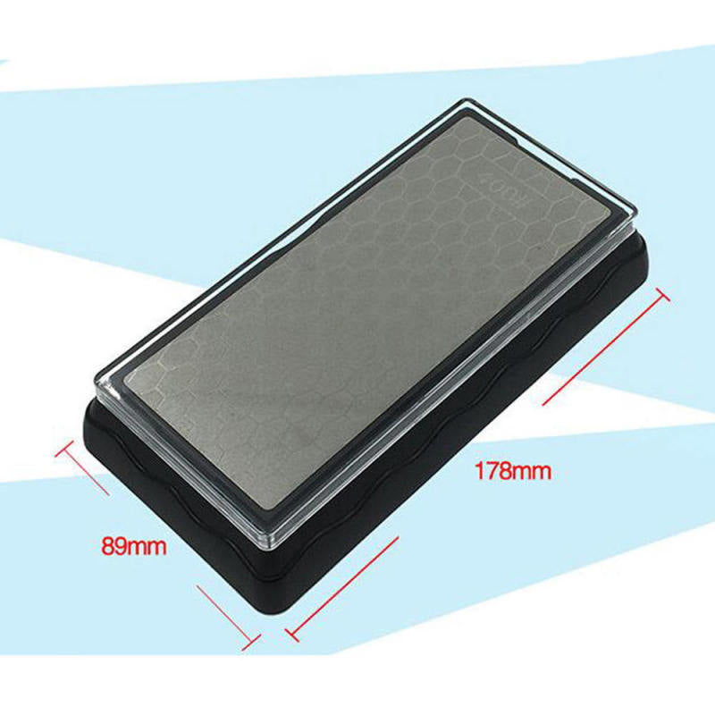 1* Diamond Coated Plate Sharpener Whetstone Sharpening Stone 400/1000