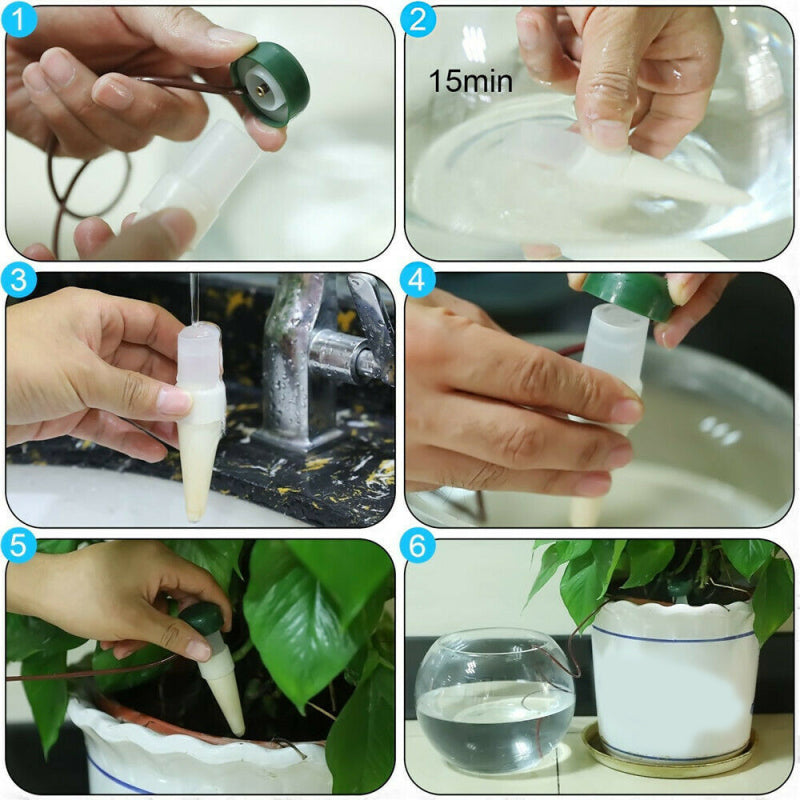 Indoor Plants Automatic Drip Irrigation Water System Flower Pot Watere KTC