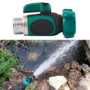 Garden Metal 1 Way Water Tap Splitter Connector Adaptor Hose Pipe Valve N HVS