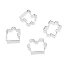 8X Stainless Steel Puzzle Piece Cookie Cutter Biscuit Pastry Cake Fondan CPY