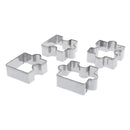 8X Stainless Steel Puzzle Piece Cookie Cutter Biscuit Pastry Cake Fondan CPY