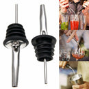 8 x Stainless Steel Speed Pourer Dispenser Free Flow Bottle Spirit Nip New
