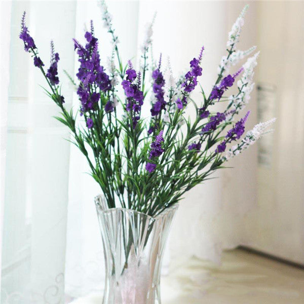 5 Colors 38cm Artificial Lavender Simulation Lavender Silk Flower Home Wedding Decor