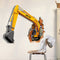 3D Excavator Wall Decals Removable Excavating Machine Wall Stickers Home Wall Decor