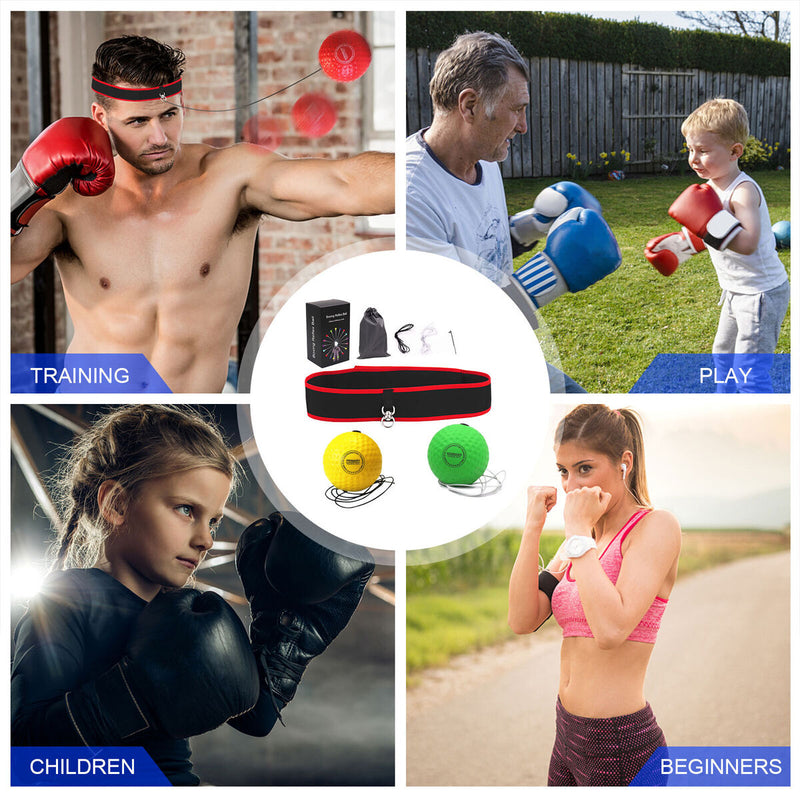 Headband Boxing Ball Improving Speed Reaction & Hand Eye Coordination (02)