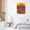 Abstract Sun Flower Oil Paint By Numbers Kit DIY Frameless Drawing for Adul
