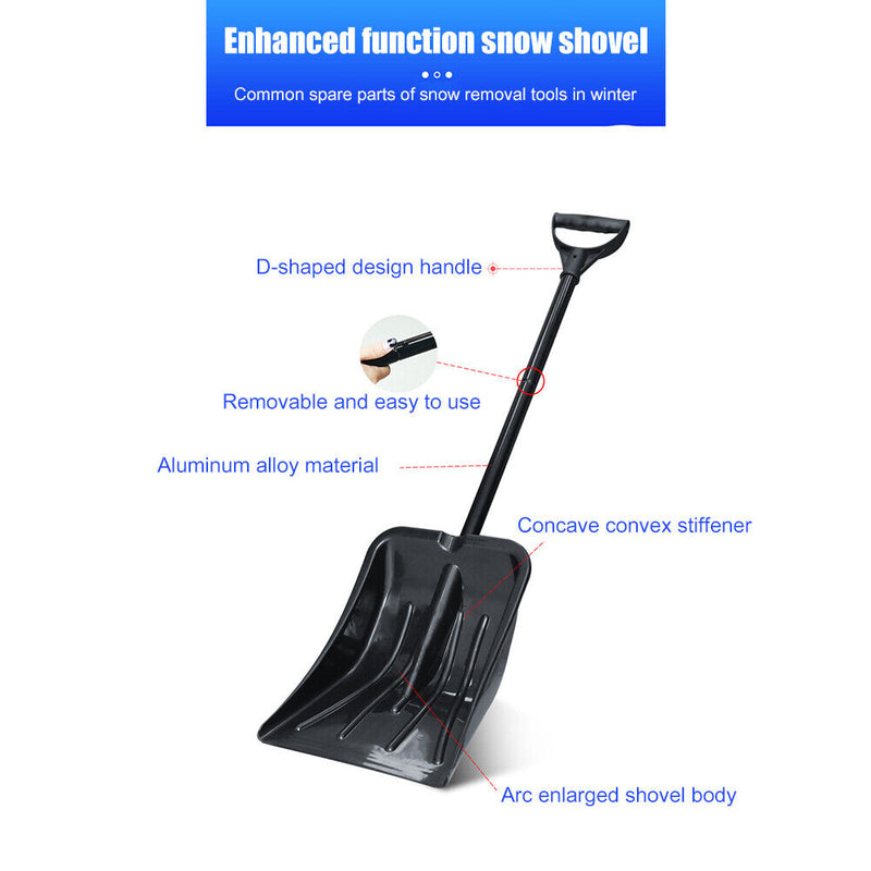 Removable Car Windshield Ice Frost Scraper Remover Snow Cleaning Sweeping Shovel