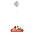 Ornamental Diamond Painting LED Lamp Hanging Xmas Tree Santa DIY Hand Craft B