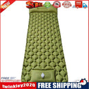 Outdoor Sleeping Pad Camping Inflatable Mattress Air Cushion (Army Green)