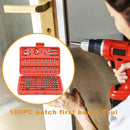 100pcs CR-V Screwdriver Bits Set Phillips Slotted Torx Bit Repair Tools