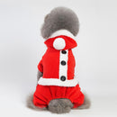 Pet Christmas Clothes Four-legs Hooded Winter Warm Dog Clothing (XXL Coat)