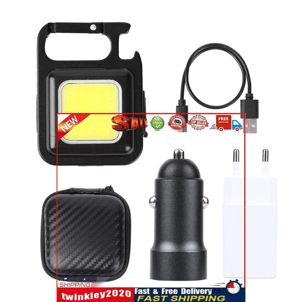 Portable LED Work Light COB Flood Lights (with Charging Plug+Car Charger) Newly