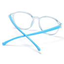 Computer Ultra Light Frame Kids Glasses Round Eyeglasses Anti-blue Light
