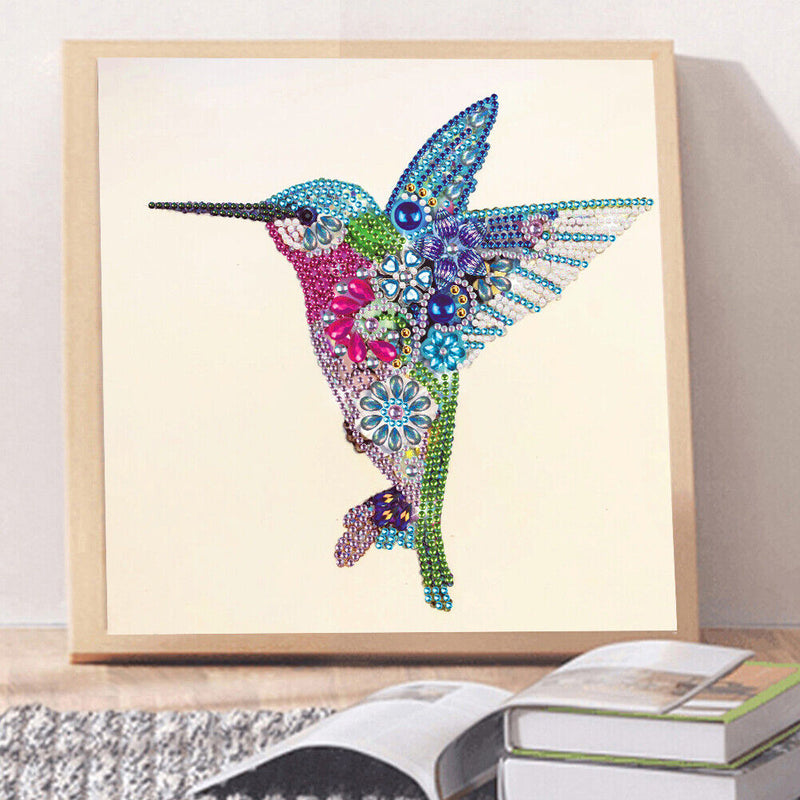 5D Partial Special Shaped Diamond Painting Hummingbird Poster Kit (UP260) Newly