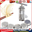 5 Mode Manual Stainless Steel Noodle Maker Press Pasta Cutter Kitchen Tool Newly