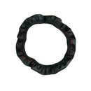 Black+Red Microfiber Leather Car Steering Wheel Protect Sale Cover 38cm K3C7