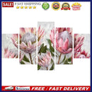 5D DIY Full Round Drill Diamond Painting Five Couplets Emperor Flowers Craf