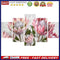 5D DIY Full Round Drill Diamond Painting Five Couplets Emperor Flowers Craf