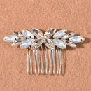 Hairpins Headpieces Rhinestone Hair Comb Bridal Hair Clips Flower Leaf