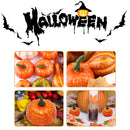 12pcs Artificial Pumpkins Set Halloween Thanksgiving Rustic & Retro Photo Props