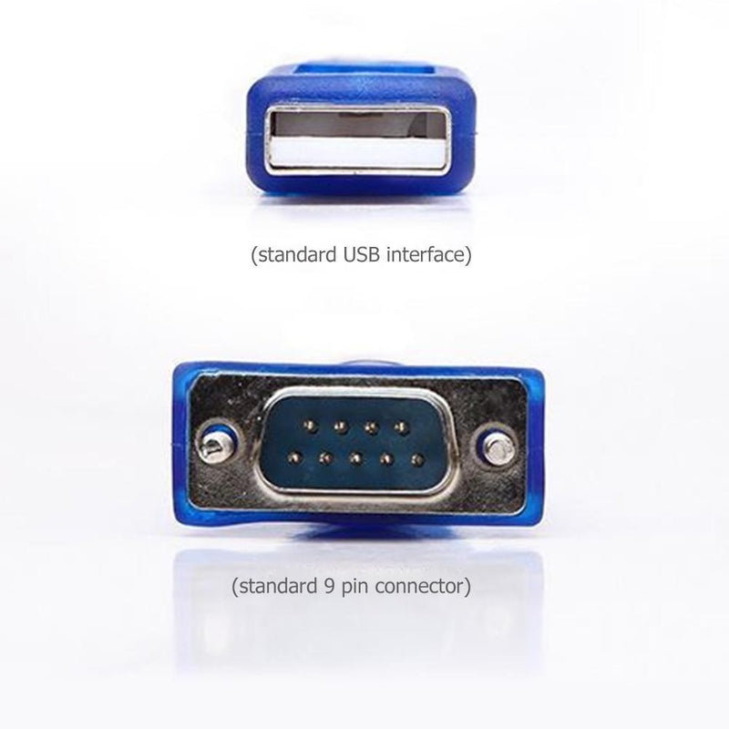 USB to RS232 COM Port Serial 9 Pin DB9 Adapter Cable Converter for Win 7